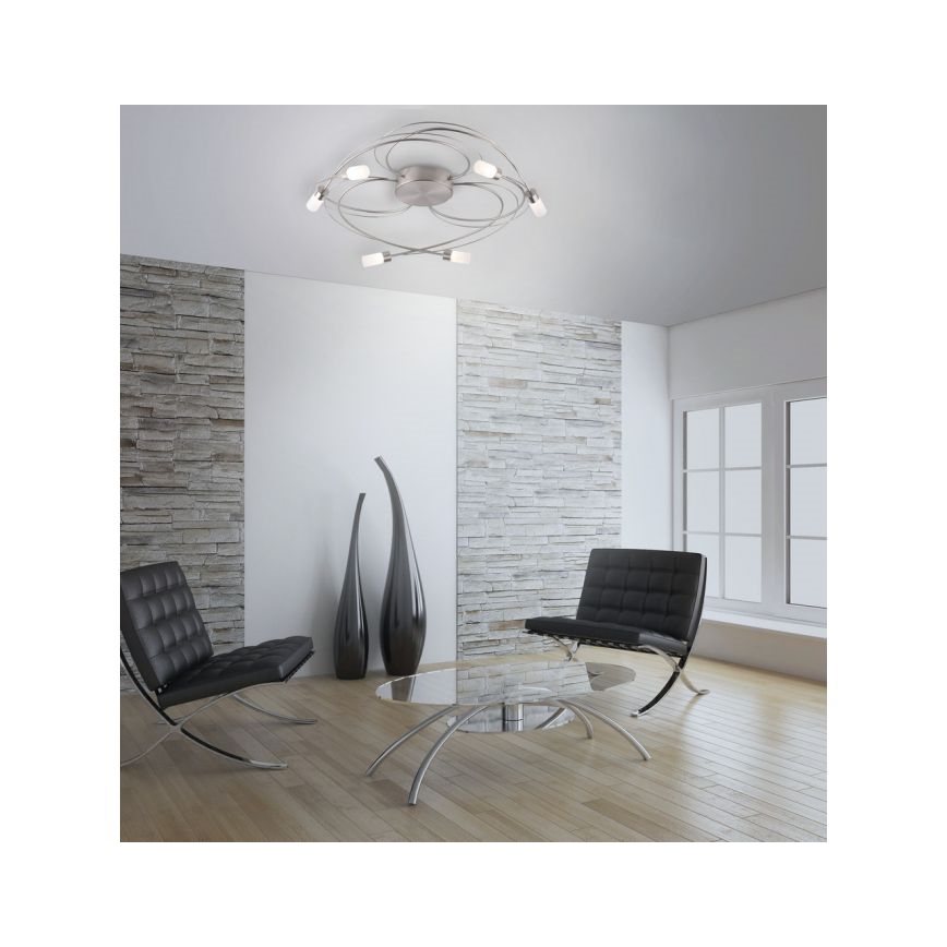 Paul Neuhaus 8250-55 - Пристельова LED люстра з регулюванням яскравості NELIA 6xLED/3W/230V