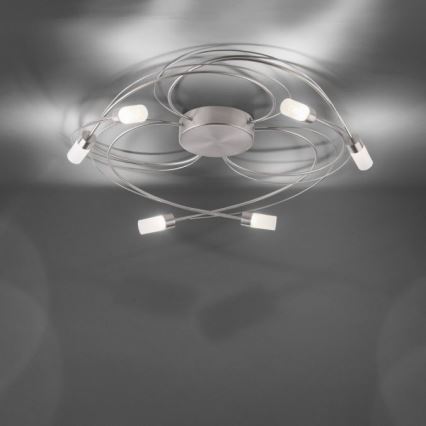 Paul Neuhaus 8250-55 - Пристельова LED люстра з регулюванням яскравості NELIA 6xLED/3W/230V