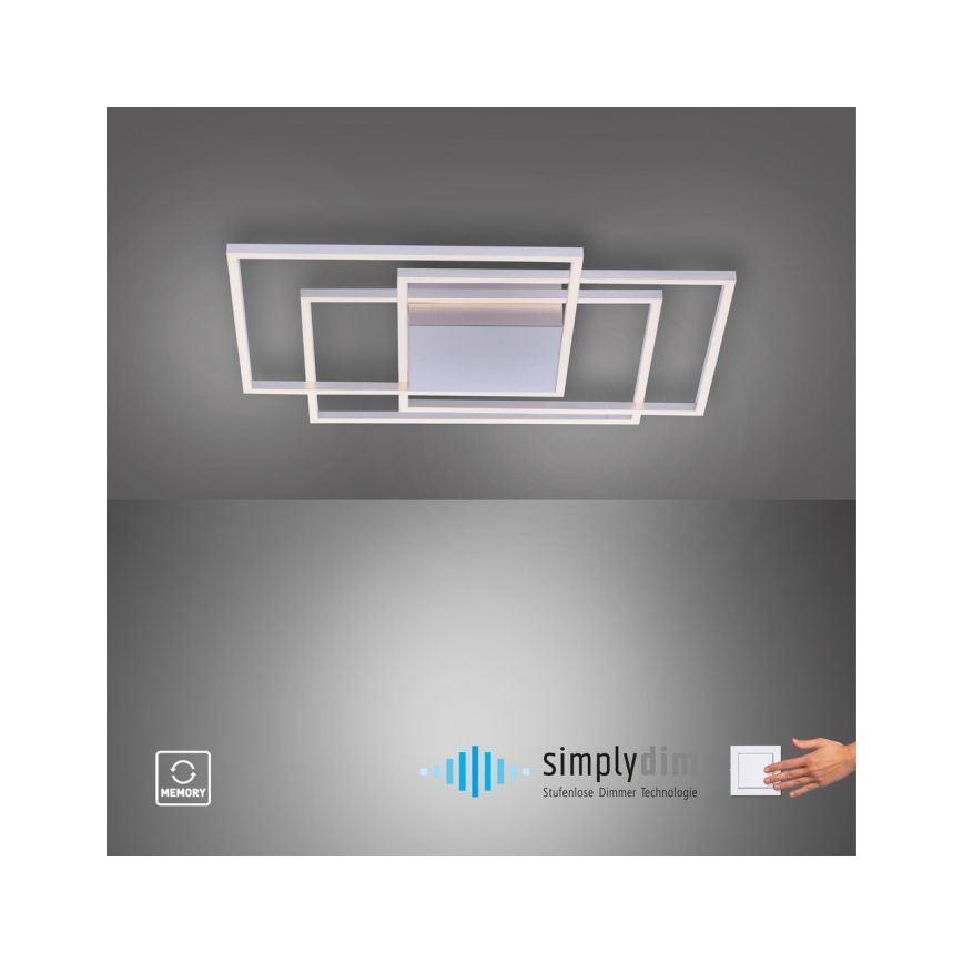 Paul Neuhaus 8256-55 - Светодиодный потолочный светильник с регулированием яркости INIGO 3xLED/16W/230V