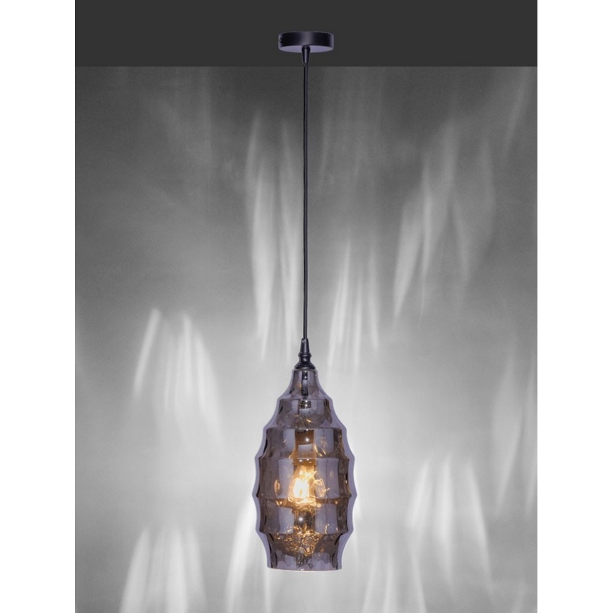 Paul Neuhaus 8267-25 - Подвесная люстра SCARLETT 1xE27/60W/230V диаметр 19 см черный