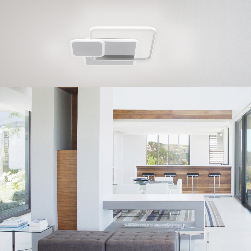 Paul Neuhaus 8319-55 - LED Стельовий світильник з регулюванням яскравості EMILIO LED/53W/230V + пульт дистанційного керування