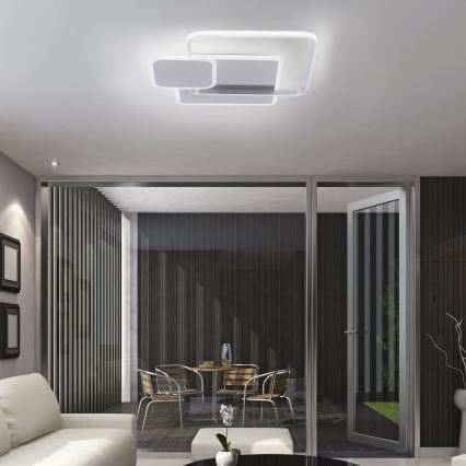 Paul Neuhaus 8319-55 - LED Стельовий світильник з регулюванням яскравості EMILIO LED/53W/230V + пульт дистанційного керування