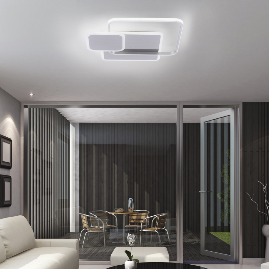 Paul Neuhaus 8319-55 - LED Стельовий світильник з регулюванням яскравості EMILIO LED/53W/230V + пульт дистанційного керування