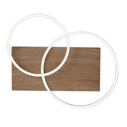 Paul Neuhaus 8329-79 - Пристельова LED люстра з регулюванням яскравості PALMA LED/26W/230V 2700-5000K сосна + пульт дистанційного керування