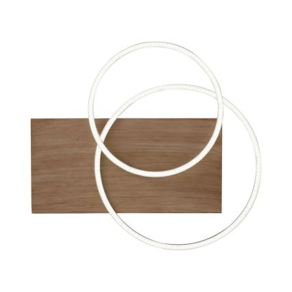 Paul Neuhaus 8329-79 - Пристельова LED люстра з регулюванням яскравості PALMA LED/26W/230V 2700-5000K сосна + пульт дистанційного керування