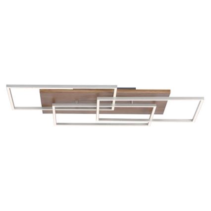 Paul Neuhaus 8330-79 - Пристельова LED люстра з регулюванням яскравості PALMA 3xLED/12W/230V сосна + пульт дистанційного керування