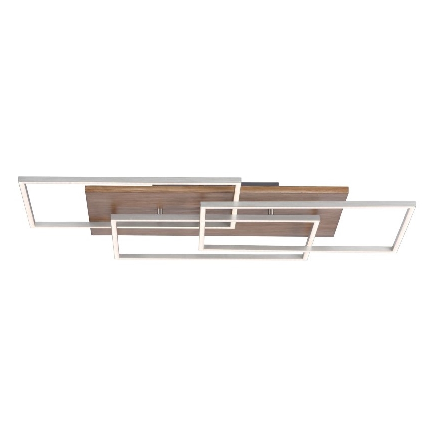 Paul Neuhaus 8330-79 - Пристельова LED люстра з регулюванням яскравості PALMA 3xLED/12W/230V сосна + пульт дистанційного керування