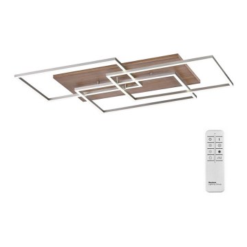 Paul Neuhaus 8330-79 - Пристельова LED люстра з регулюванням яскравості PALMA 3xLED/12W/230V сосна + пульт дистанційного керування