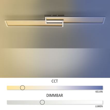 Paul Neuhaus 8371-18 - LED Димерний стельовий світильник AMARA LED/40W/230V + дистанційне керування
