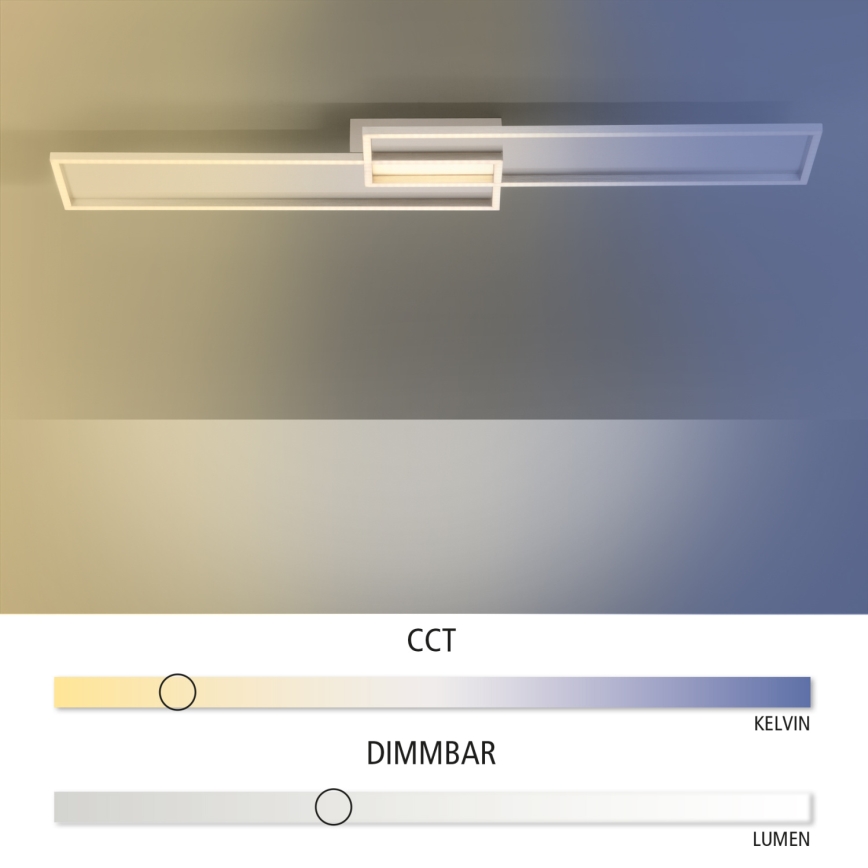 Paul Neuhaus 8371-55 - LED Димерний стельовий світильник AMARA LED/40W/230V + дистанційне керування