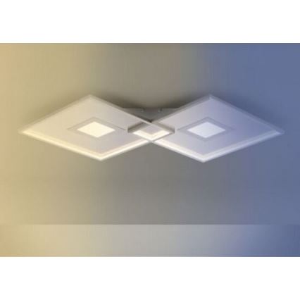 Paul Neuhaus 8378-55 - Светодиодный потолочный светильник с регулированием яркости AMARA LED/45W/230V блестящий хром + дистанционное управление