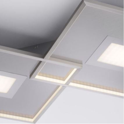 Paul Neuhaus 8378-55 - Светодиодный потолочный светильник с регулированием яркости AMARA LED/45W/230V блестящий хром + дистанционное управление