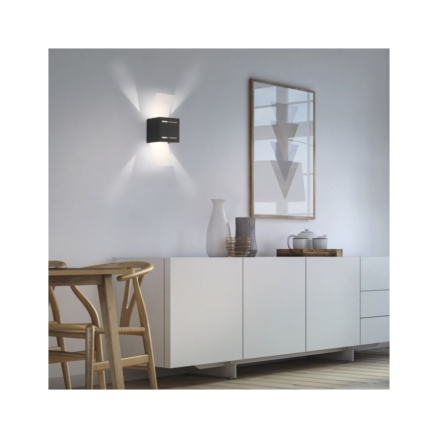 Paul Neuhaus 9007-13 - Настінний світильник ORMA 1xG9/40W/230V чорний