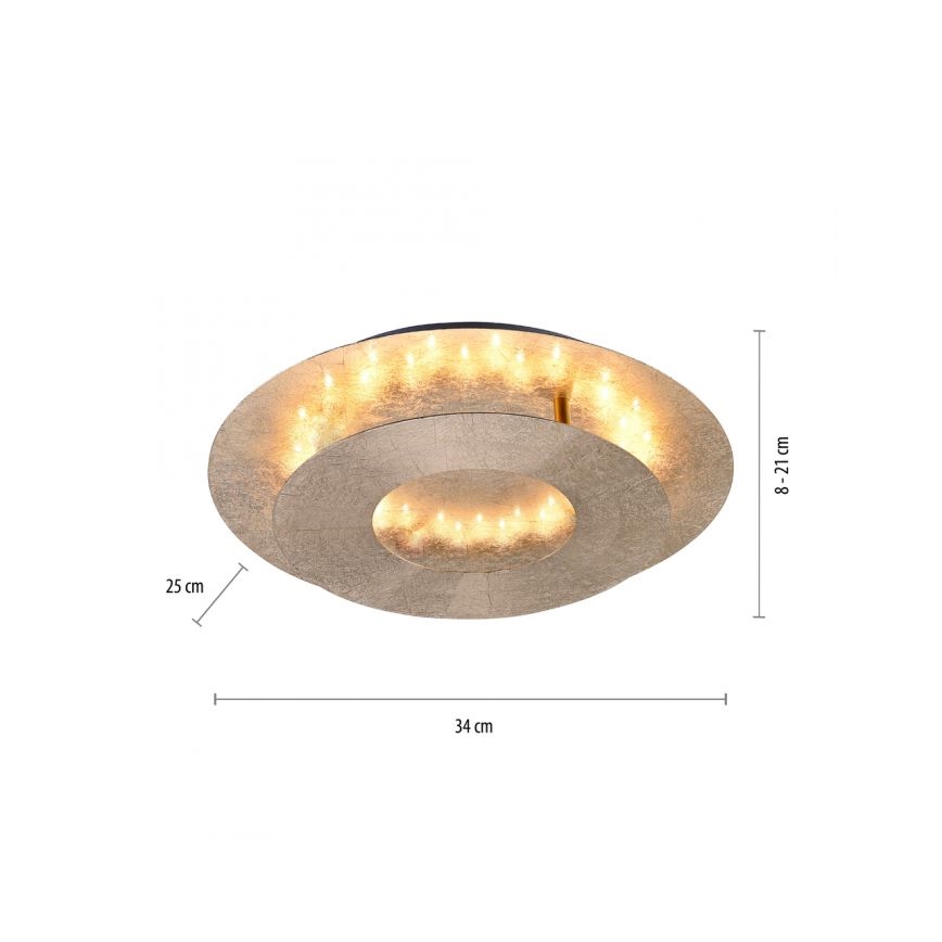 Paul Neuhaus 9011-12 - Светодиодный потолочный светильник NEVIS LED/6W/230V золотой