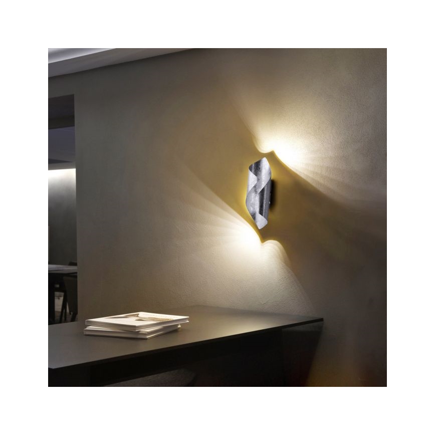 Paul Neuhaus 9030-21 - Настінний LED світильник NEVIS LED/6W/230V срібний