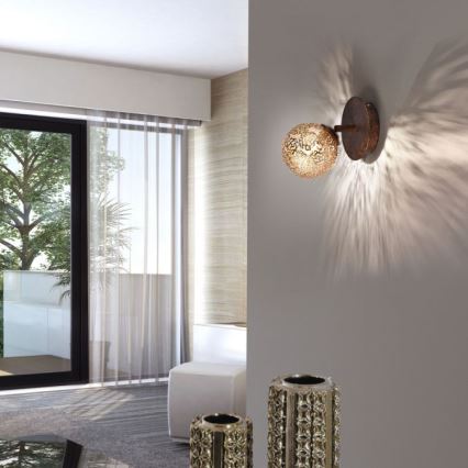 Paul Neuhaus 9031-48 - Настінний точковий світильник GRETA 1xG9/40W/230V