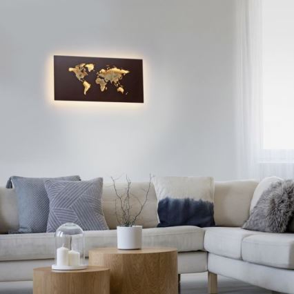 Paul Neuhaus 9056-48 - LED Настінний декоративний світильник MAP LED/25W/230V 3000K