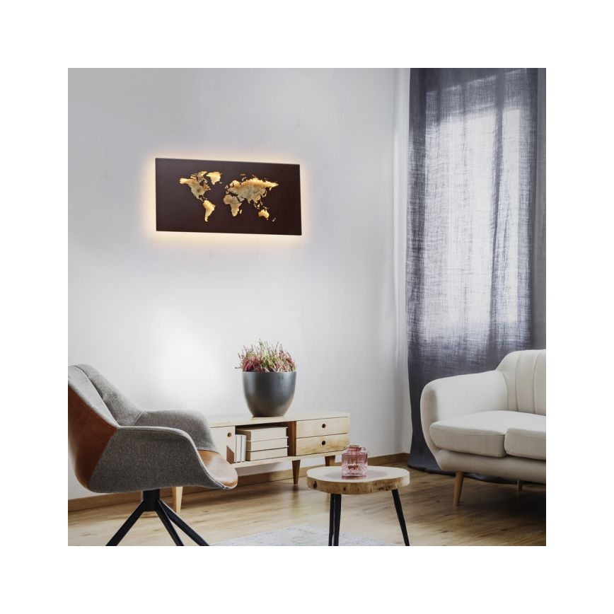 Paul Neuhaus 9056-48 - LED Настінний декоративний світильник MAP LED/25W/230V 3000K