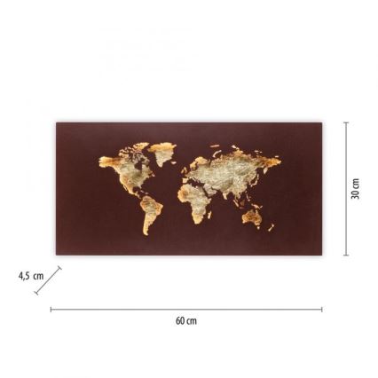 Paul Neuhaus 9056-48 - Светодиодный настенный декоративный светильник MAP LED/25W/230V 3000K