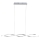 Paul Neuhaus 9142-55 - Светодиодная диммируемая люстра на тросе POLINA 2xLED/10,2W/230V