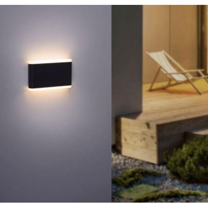 Paul Neuhaus 9483-13 - Уличный светодиодный настенный светильник ELSA 2xLED/5,4W/230V IP65