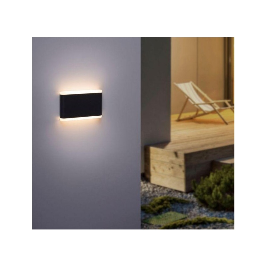 Paul Neuhaus 9483-13 - Вуличний світлодіодний настінний світильник ELSA 2xLED/5,4W/230V IP65