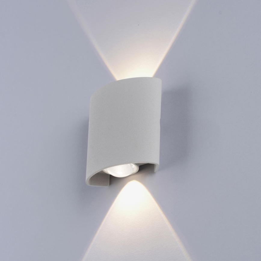 Paul Neuhaus 9486-21 - Светодиодный уличный настенный светильник CARLO 2xLED/1,7W/230V IP54