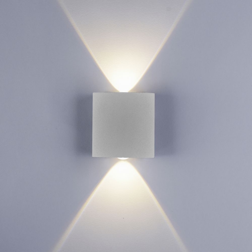 Paul Neuhaus 9486-21 - Светодиодный уличный настенный светильник CARLO 2xLED/1,7W/230V IP54
