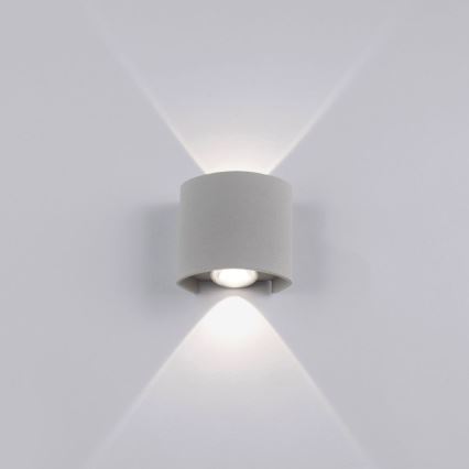 Paul Neuhaus 9486-21 - Вуличний настінний LED світильник CARLO 2xLED/1,7W/230V IP54