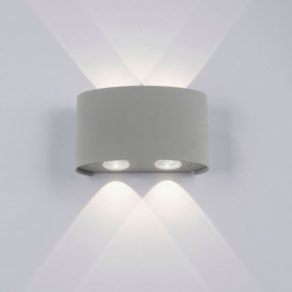 Paul Neuhaus 9487-21 - Вуличний настінний LED світильник CARLO 4xLED/0,8W/230V IP54