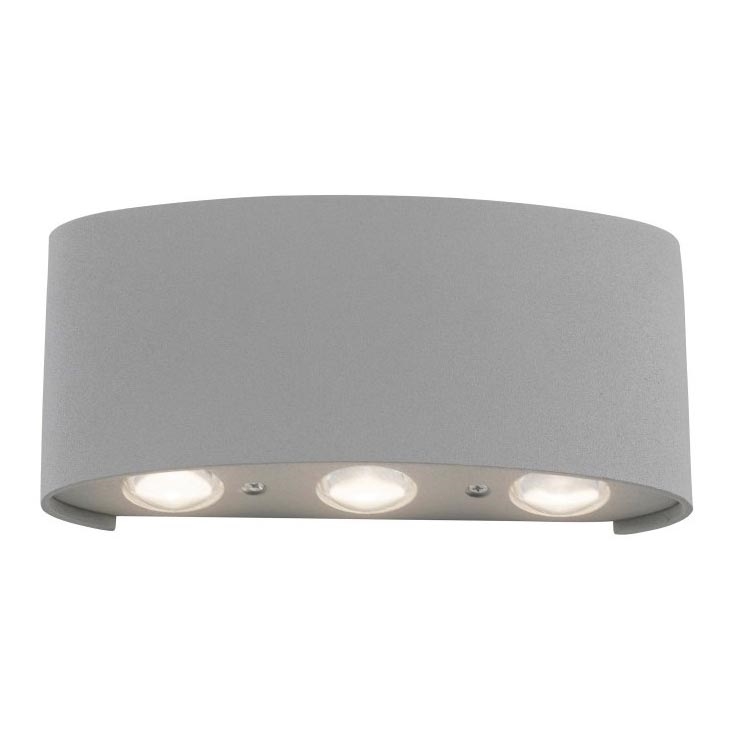 Paul Neuhaus 9488-21 - Светодиодный уличный настенный светильник CARLO 6xLED/0,8W/230V IP54