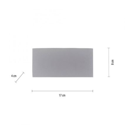 Paul Neuhaus 9488-21 - Светодиодный уличный настенный светильник CARLO 6xLED/0,8W/230V IP54