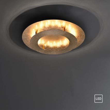 Paul Neuhaus 9620-12 - Светодиодный потолочный светильник NEVIS LED/18W/230V золотой