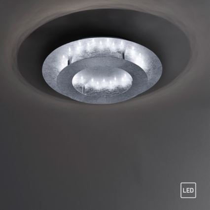 Paul Neuhaus 9620-21 - Светодиодный потолочный светильник NEVIS LED/18W/230V серебряный