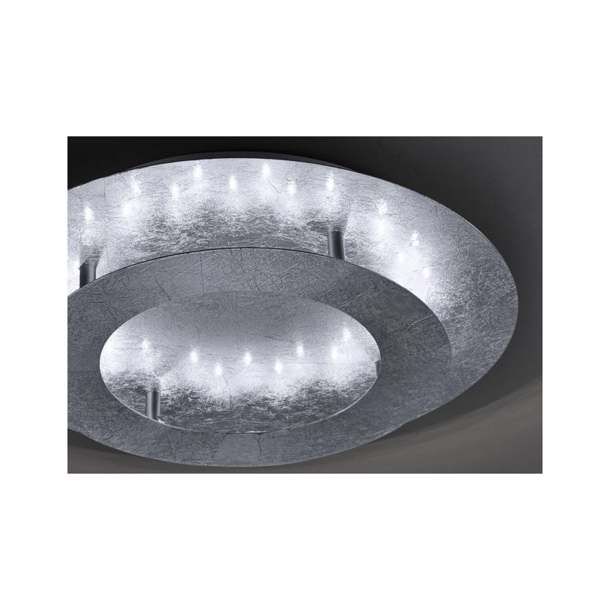 Paul Neuhaus 9620-21 - Светодиодный потолочный светильник NEVIS LED/18W/230V серебряный