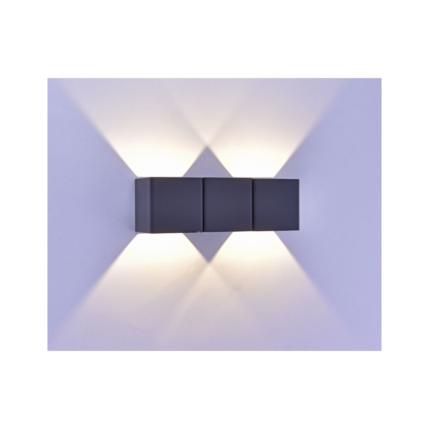 Paul Neuhaus 9658-13 - Вуличний настінний LED світильник MARCEL 2xLED/4W/230V IP54
