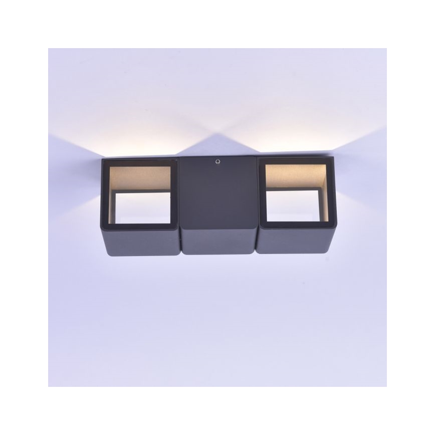 Paul Neuhaus 9658-13 - Вуличний настінний LED світильник MARCEL 2xLED/4W/230V IP54