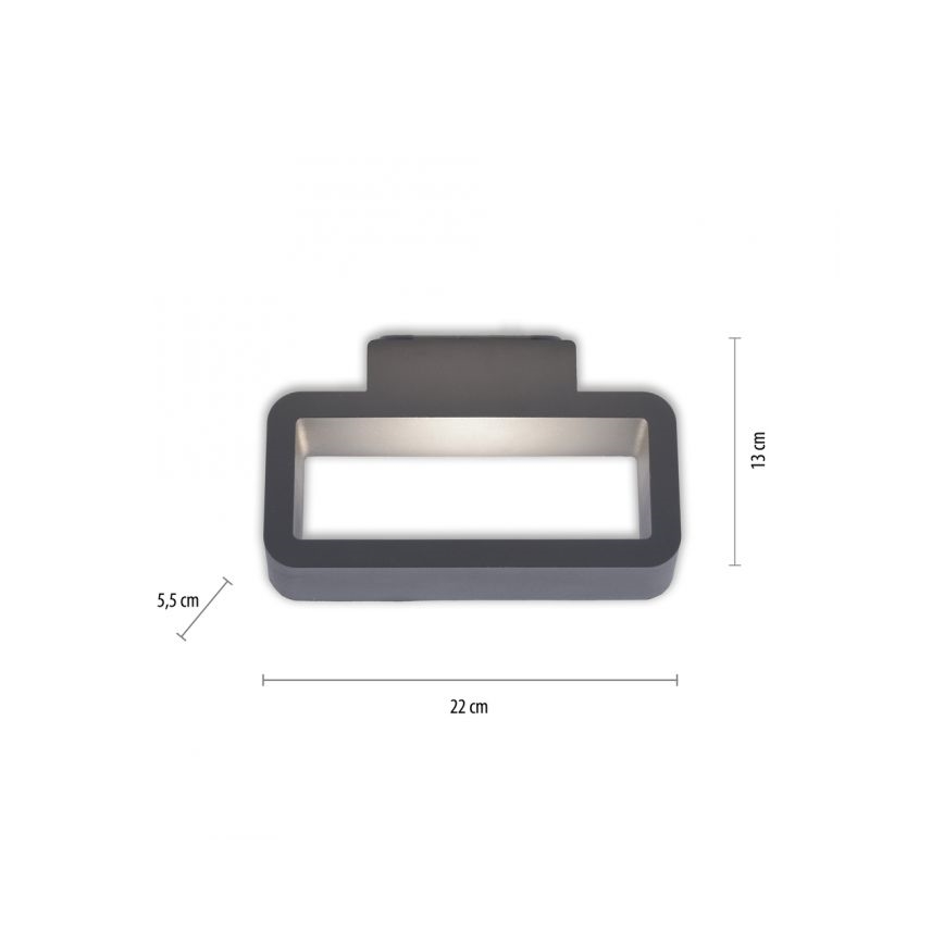 Paul Neuhaus 9668-13 - Вуличний настінний LED світильник HENDRIK LED/5,2W/230V IP54