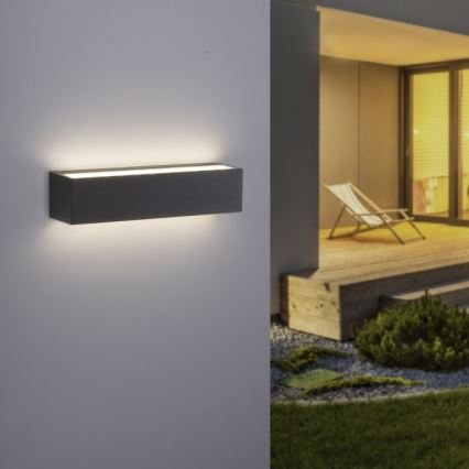 Paul Neuhaus 9675-13 - Вуличний настінний LED світильник ROBERT 2xLED/9W/230V IP65