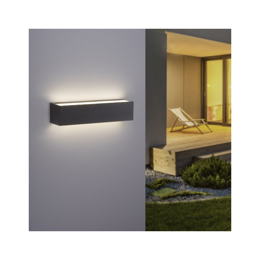 Paul Neuhaus 9675-13 - Вуличний настінний LED світильник ROBERT 2xLED/9W/230V IP65