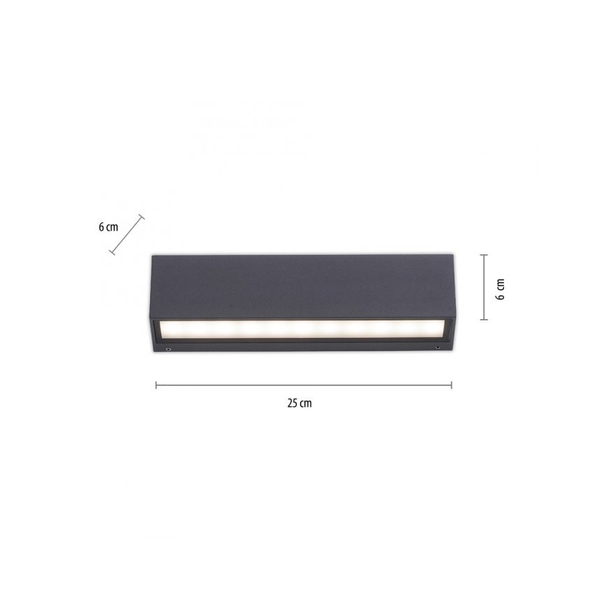 Paul Neuhaus 9675-13 - Вуличний настінний LED світильник ROBERT 2xLED/9W/230V IP65