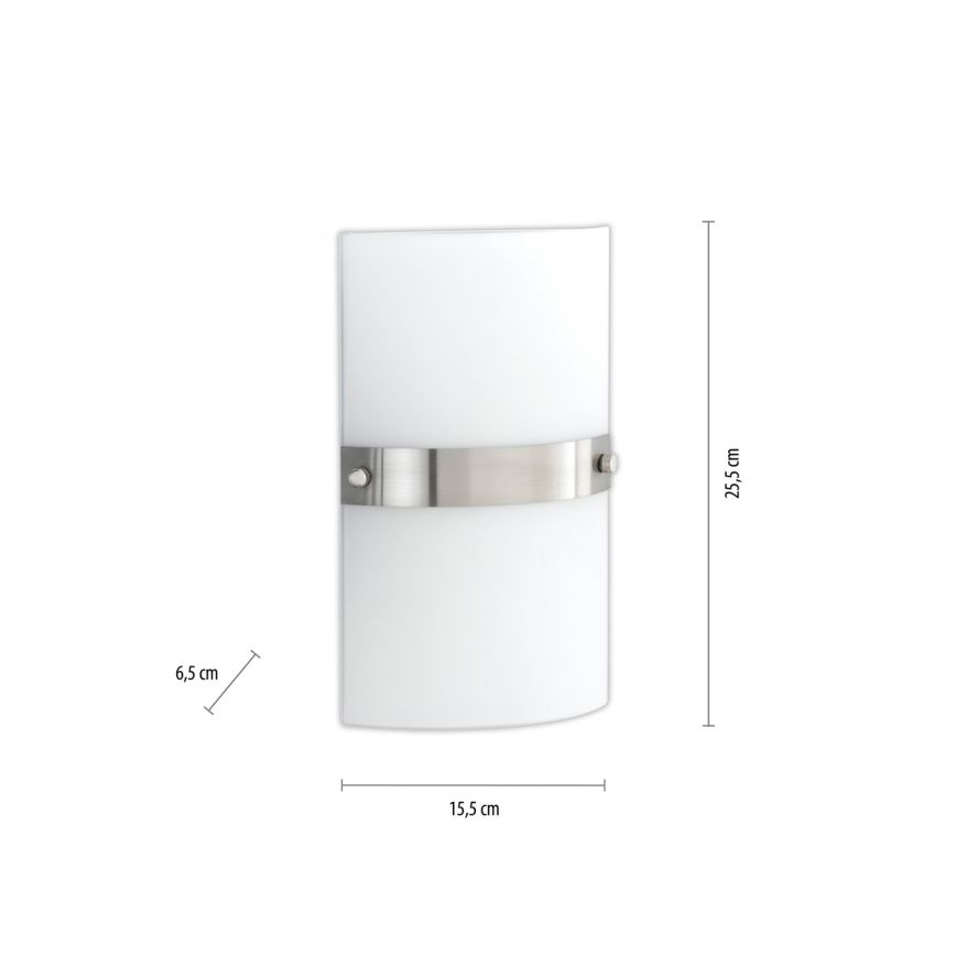 Paul Neuhaus 9846-55 - Настенный светильник SQUARE 2xE14/40W/230V
