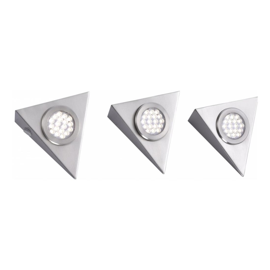 Paul Neuhaus L1116-55-3 - НАБОР 3x Светодиодная подсветка для мебели CARLOS LED/2,5W/230V 3000-6500K