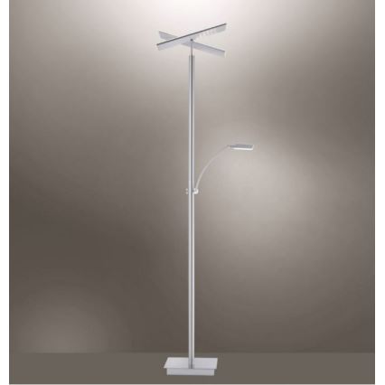 Paul Neuhaus 687-55 - LED Торшер з регулюванням яскравості ARTUR 2xLED/27W+1xLED/6W/230V