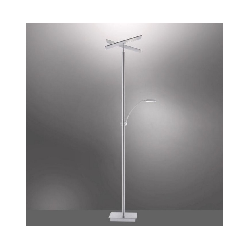 Paul Neuhaus 687-55 - LED Торшер з регулюванням яскравості ARTUR 2xLED/27W+1xLED/6W/230V