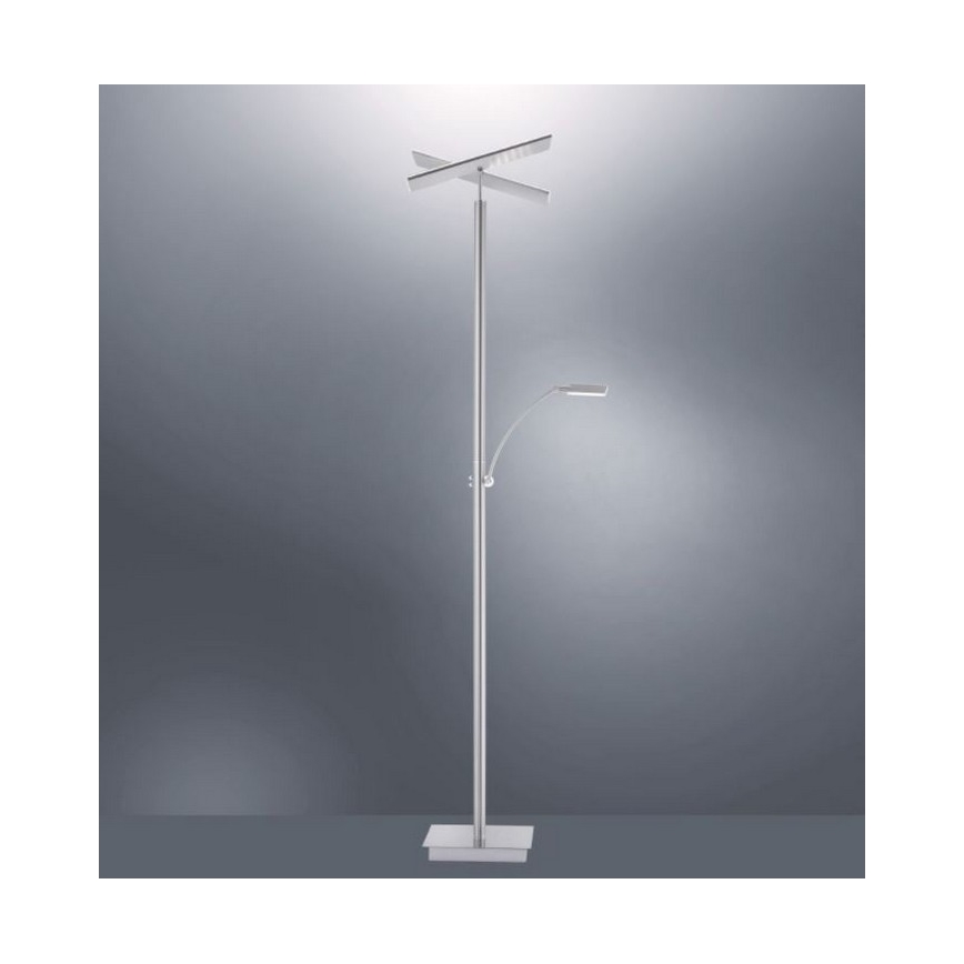Paul Neuhaus 687-55 - LED Торшер з регулюванням яскравості ARTUR 2xLED/27W+1xLED/6W/230V