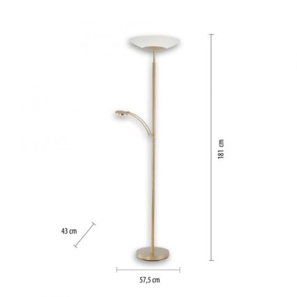 Paul Neuhaus - Светодиодная диммируемая лампа ALFRED 1xLED/28W/230V+1xLED/4W/230V