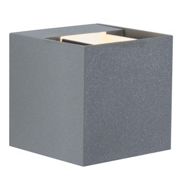 Paulmann 18000 - 2xLED/3W IP65 Вуличний настінний світильник CYBO 230V сірий