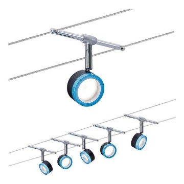 Paulmann 3982 - НАБІР 5xLED/4W Точковий світильник до мотузкової системи TIP 230V