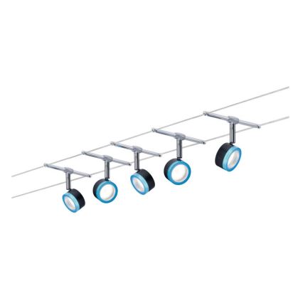 Paulmann 3982 - НАБІР 5xLED/4W Точковий світильник до мотузкової системи TIP 230V